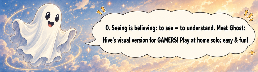 Seeing is believing — to see is to understand — meet Ghost Hive's visual version for gamers