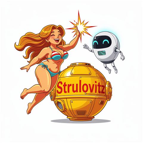 Strulovitz logo imagined by Flux 2 Max