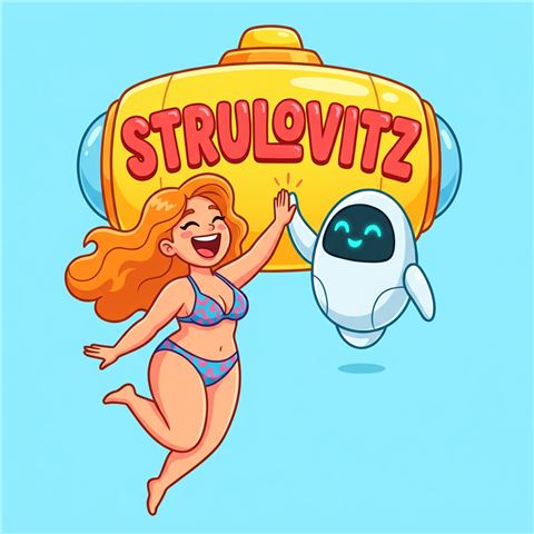 Strulovitz logo imagined by Gemini 3 Pro Image
